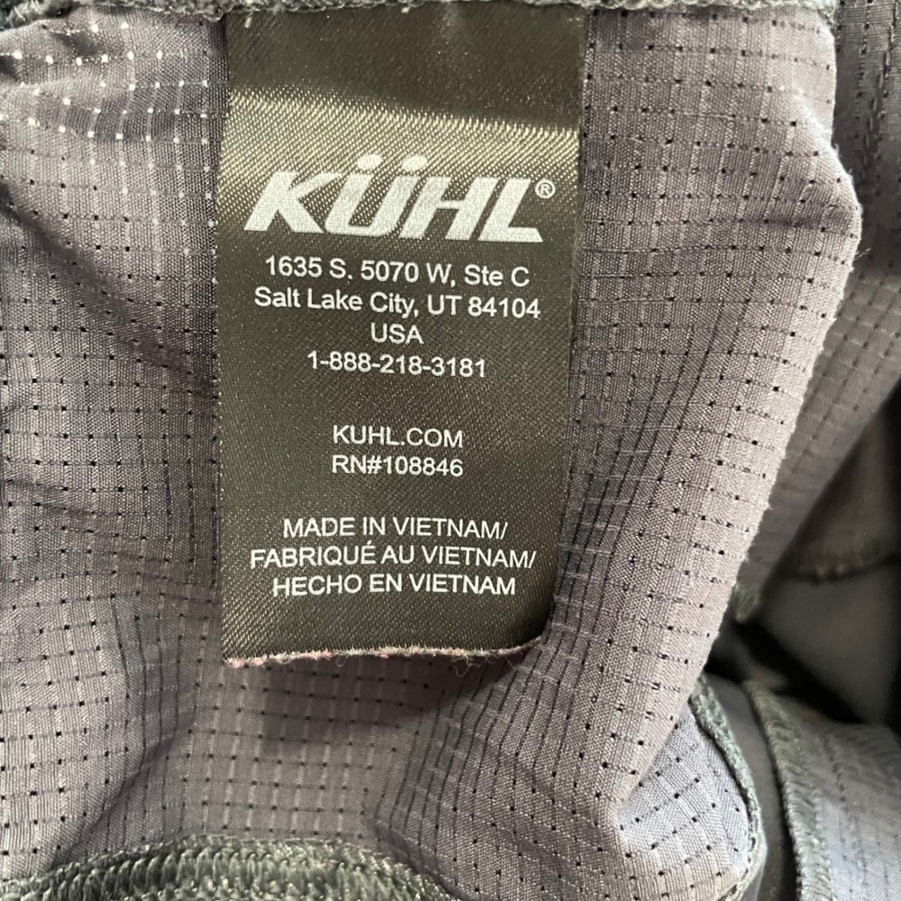 KUHL Women's XL Shorts Gray Hiking Athletic Mesh Side Panels Pull On - Picture 7 of 11